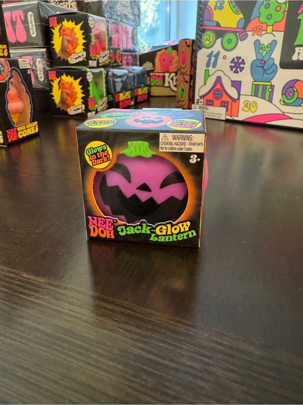 NeeDoh Jack Glow Lantern Purple RARE 100% AUTHENTIC